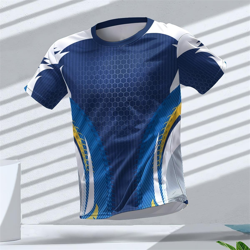 Table Tennis Outfit - Футболки с геометрическим 3D-принтом для спорта