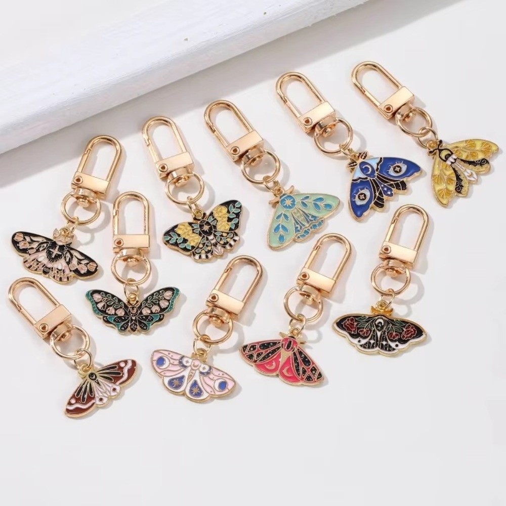 Butterfly Rubber Sheet - Прекрасный красочный брелок-бабочка из эмалированного сплава,