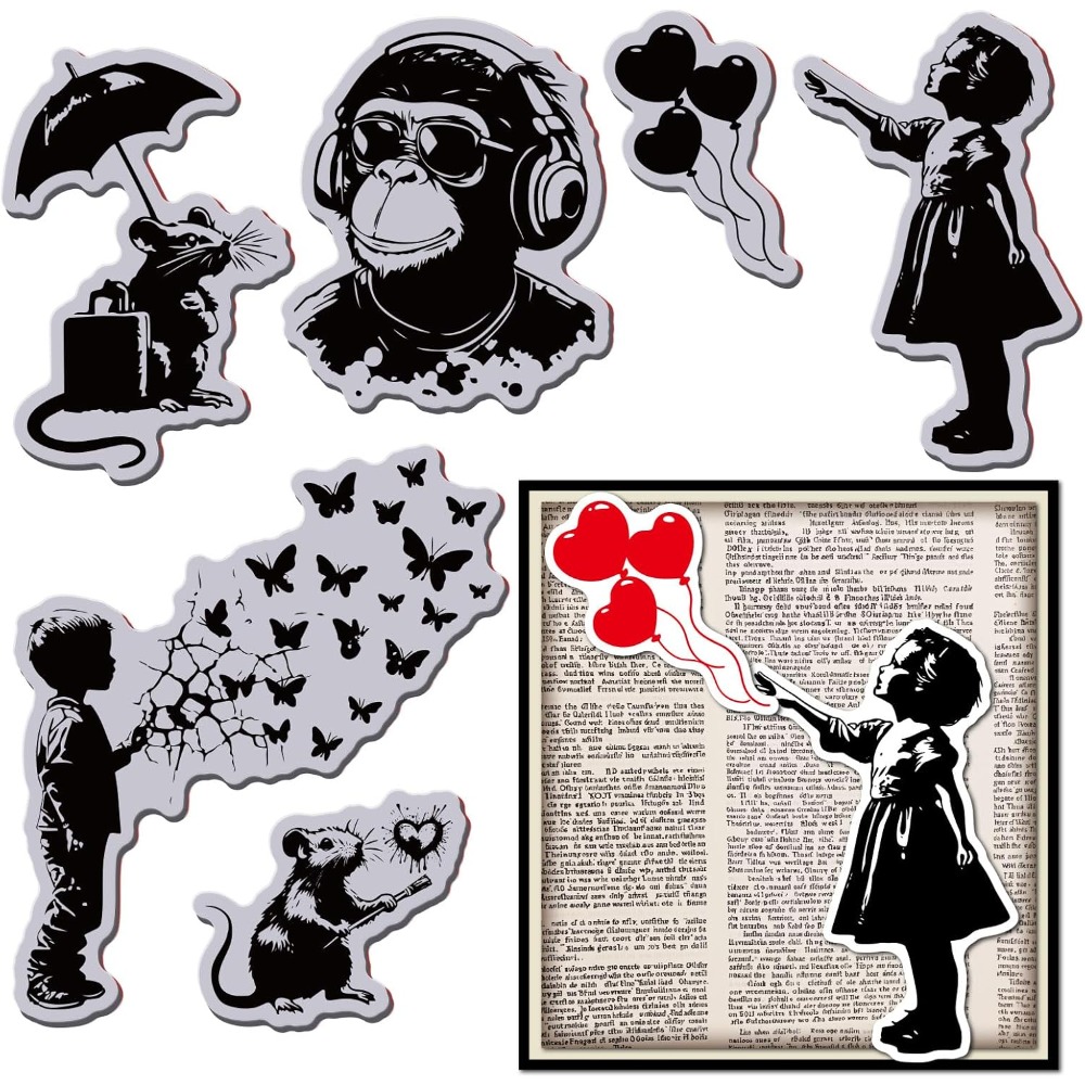 Резиновый штамп с изображением – обзор и цена Butterfly Rubber Sheet