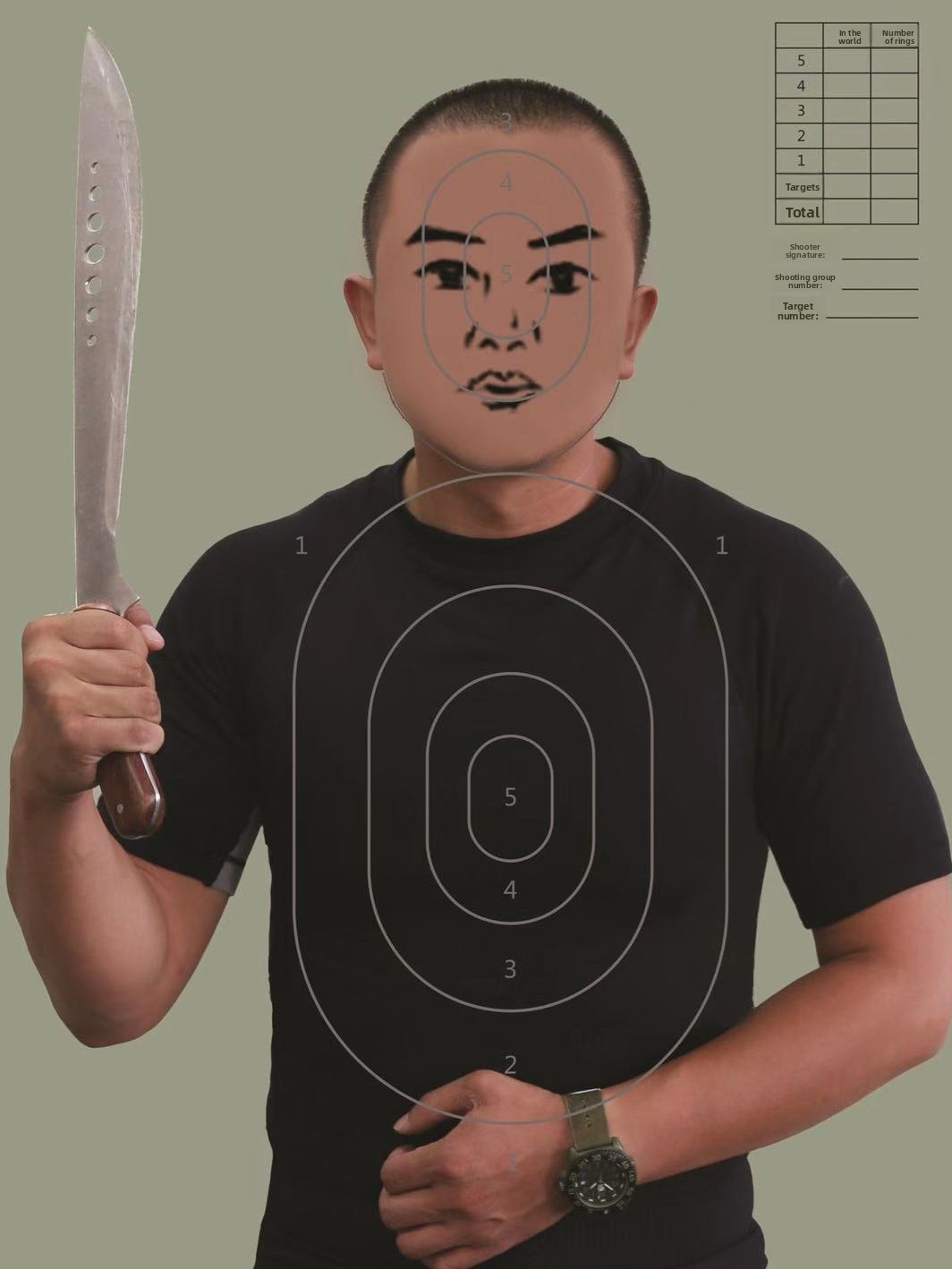 Мишень для стрельбы IPSC IDPA, – обзор и цена Practice Target Board
