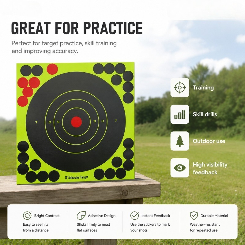 Флуоресцентная бумага для мише – обзор и цена Practice Target Board
