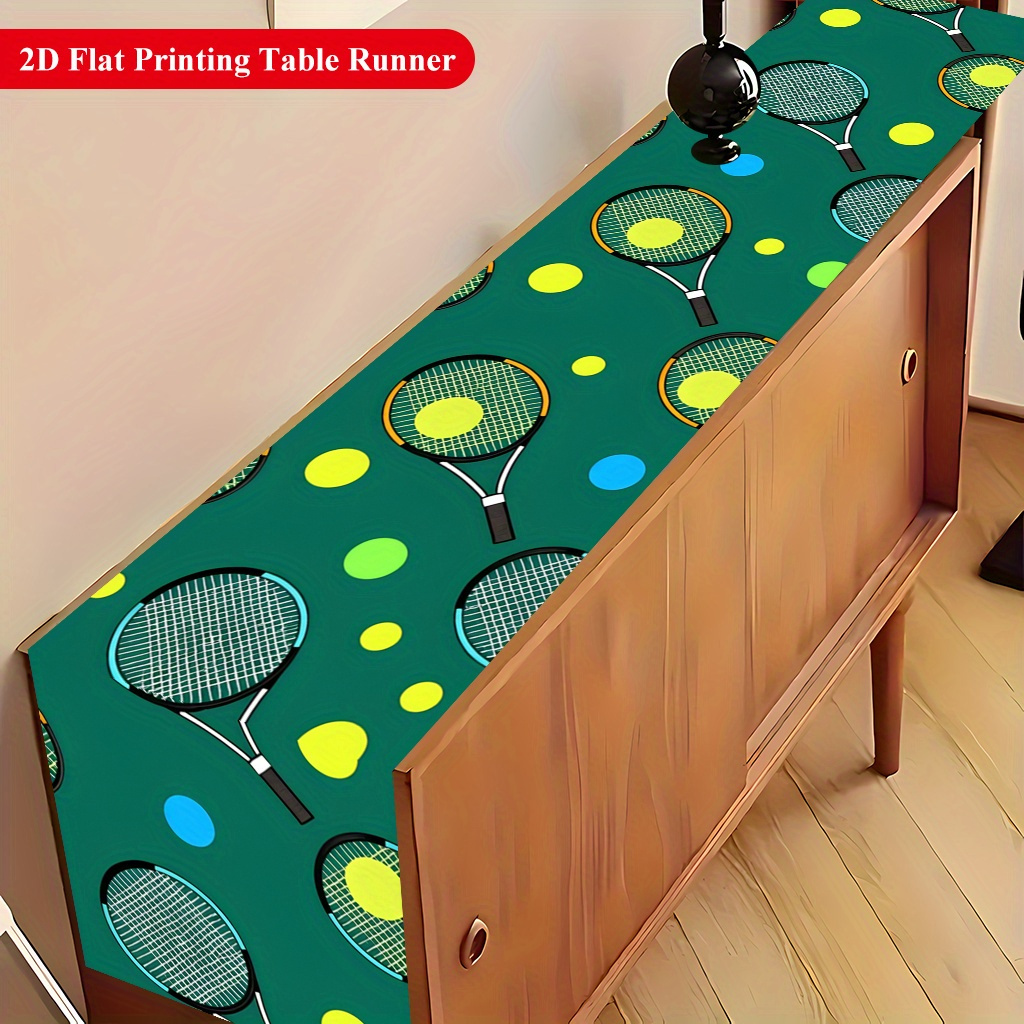 Скатерть с рисунком теннисных  – обзор и цена Table Tennis Live
